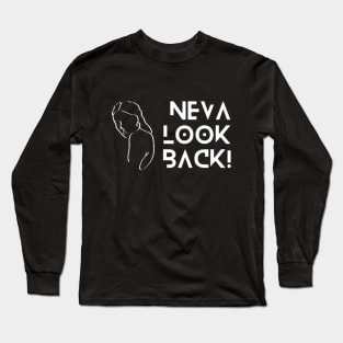 Neva Look Back Pin, Tote Long Sleeve T-Shirt